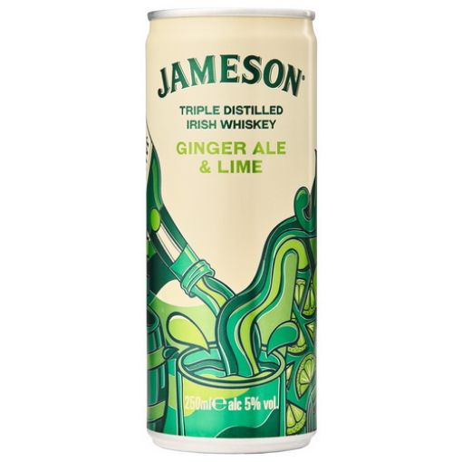 Slika JAMESON GINGER & LIME 0,25 l