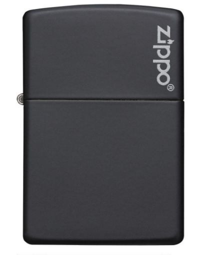 Slika ZIPPO UPALJAČ Classic Black Matte with Logo 218ZL