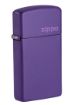 Slika ZIPPO UPALJAČ 1637ZL Slim® Purple Matte Logo