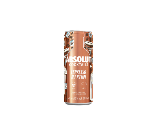 Slika VODKA ABSOLUT Espresso Martini Cocktail 0,20 L