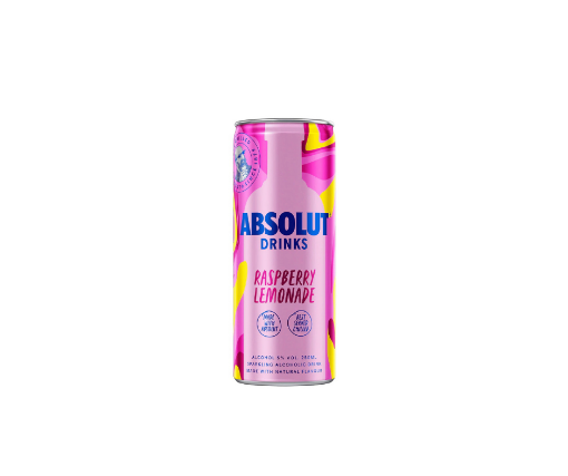 Slika VODKA ABSOLUT Raspberry  Lemonade 0,25 L