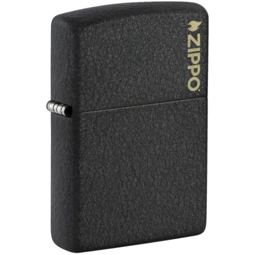 Slika ZIPPO UPALJAČ Classic Black Crackle® Zippo Logo 236ZL